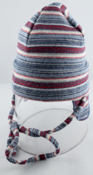 Döll  - Fleece- Umschlagmütze mit Bindeband und Ohrenkläppchen aus Baumwoll-Mix